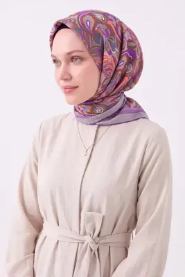Silk Home Velora Eşarp Aura Floral Tozpembe