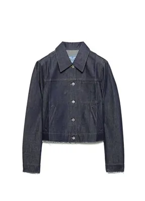 Prada Mavi Denim Kadın Ceket