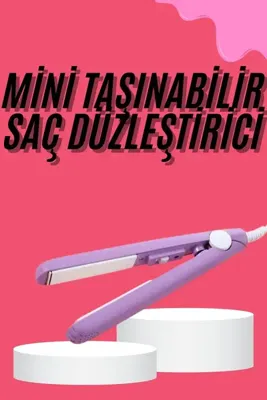Valor Saç Düzleştirici Pürüzsüz Parlaklık Seyahat Tipi Taşınabilir Seramik Kaplama