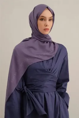 Armine Logo Bordürlü Pamuk İpek Şal 45