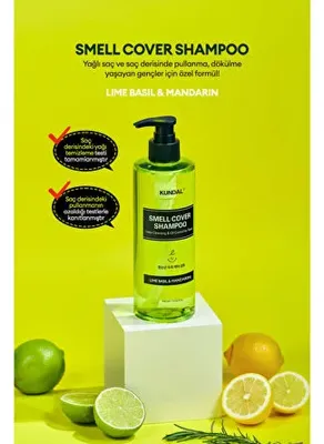 Kundal Gençler İçin Sebum Dengeleyici Bakım Şampuanı KUNDAL Smell Cover Shampoo 400ml (Tropical Mango)