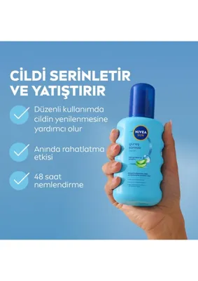 Str Store Sun Ferahlatıcı Güneş Sonrası Vücut Spreyi 200ML, Nemlendirici, Aloe Vera, Hyaluron