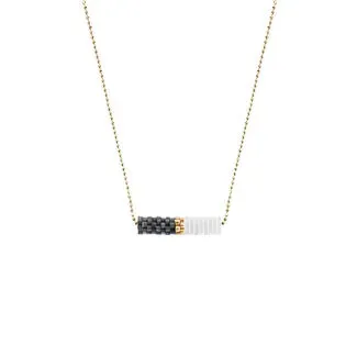 Gui Jewellery Split Black Kolye