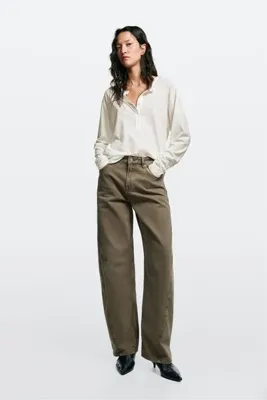 Massimo Dutti Orta bel barrel fit jean