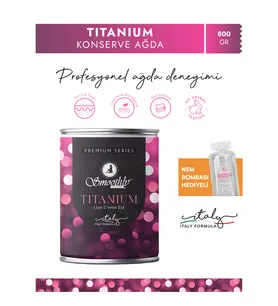 Smoothly Titanium Pudralı Konserve Ağda - Soft Touch Profesyonel Konserve Ağda