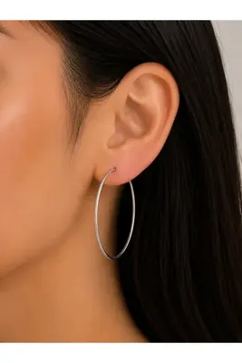 Laviona jewelry Xuping 14k Büyük Halka Küpe