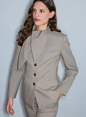 İpekyol Vizon Kadın Blazer IW6260106109014