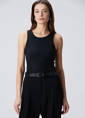 Beymen Collection Siyah Bisiklet Yaka Ribli Atlet