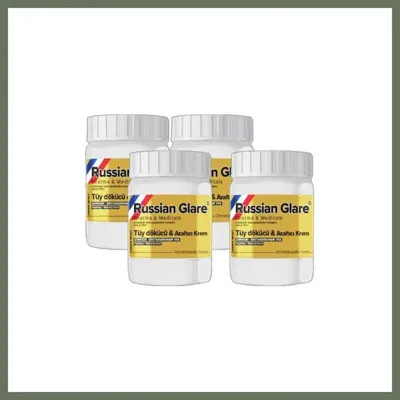 Bezos Russ Glare Nano 4 Tane X 50 Ml Tüylere Krem Russ Merhemi Bezos1