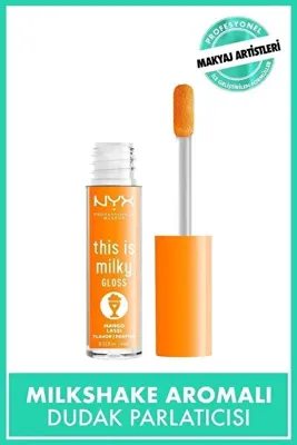 NYX Professional Makeup This Is Milky Gloss Dudak Parlatıcısı - Mango Lassi