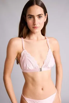 Defacto Dantelli Saten Kapsız Pedsiz Bralet