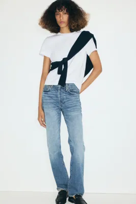 H&M Pamuklu İnterlok Tişört