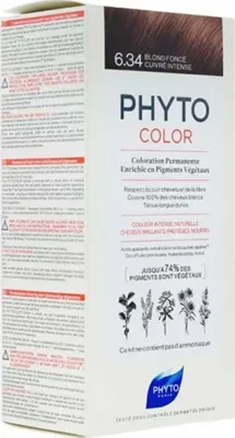 Phyto Phytocolor Bitkisel Saç Boyası 6.34 - Koyu Kumral Dore Bakır Yeni Formül