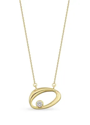 Orena Jewelry Liora Pırlanta Taşlı 14 Ayar Altın Kadın Kolye
