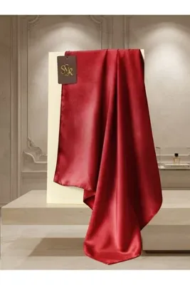 SAMARA SCARF KRİSTAL EŞARP Parlak Saten Dokulu Tesettür Abiye EŞARP 95x95 CM