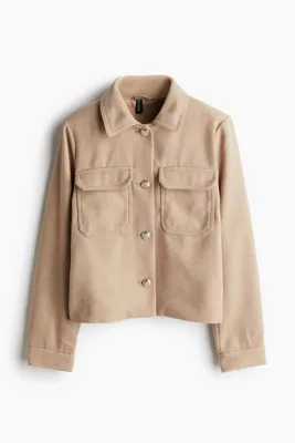 H&M Tüylü Yüzeyli Ceket