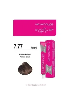 Bilichome Nevacolor Tüp Boya 50ml. 7-77 Badem Kahvesi