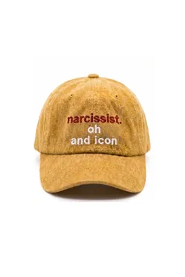 Tresore "Narcissist. oh and icon" Nakışlı Yıkamalı Şapka / "Narsist. ve ikon" Washed Cap Baseball Kep