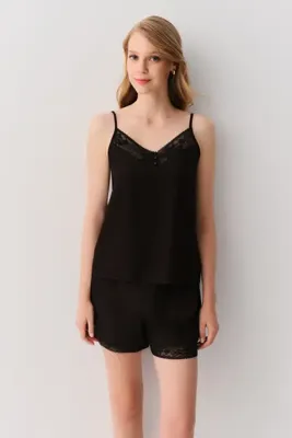 SUWEN Amour Atlet Şort Pijama Takımı