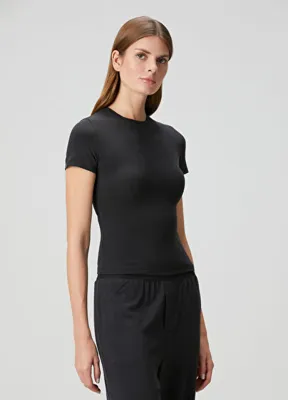 Skims Siyah T-shirt