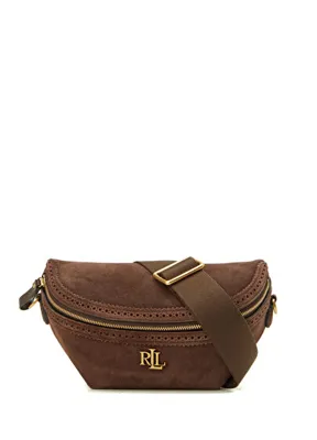 Lauren Ralph Lauren Marcy Koyu Kahverengi Kadın Süet Bel Çantası