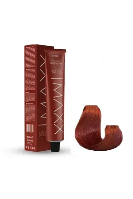 Maxx Deluxe Tüp Boya 8.45 Tarçın Bakır 60 ml x 3 Adet + Sıvı Oksidan 3 Adet