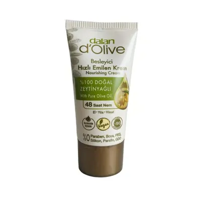 Dalan D'Olive Zeytinyağlı Hızlı Emilen Tüp Krem 20 ml
