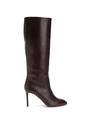 Aquazzura Sellier Bordo Kadın Deri Çizme