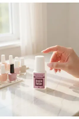 BuradaBuldun Ocean Fırçalı Başlık Tırnak Yapıştırıcı - Brush-On Nail Glue 7g