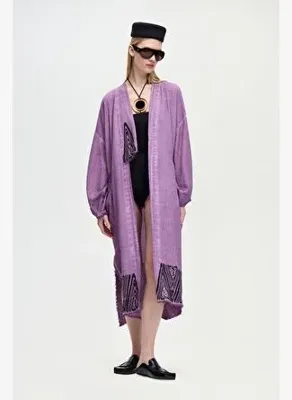 İkikız Mor Crown Kimono