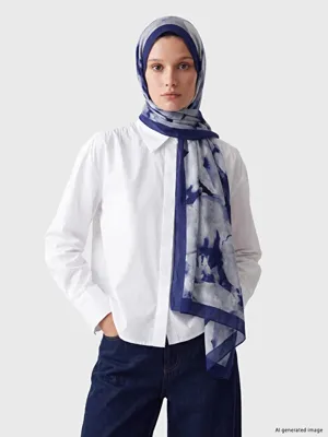 LCW ACCESSORIES Çiçek Desenli Kadın Şal