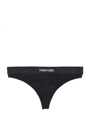 Tom Ford Siyah Logo Bantlı Külot