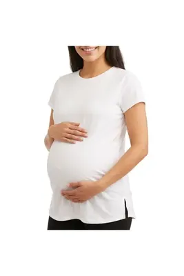 ebebek Baby Mom baby mom Anne Hamile Tişört Bisiklet Yaka Kısa Kol