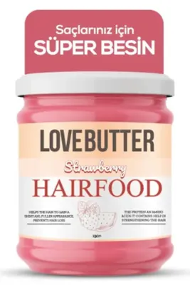 LOVE BUTTER Strawberry & Watermelon Hair Food, Çilek & Karpuz Saç Maskesi 190 ml