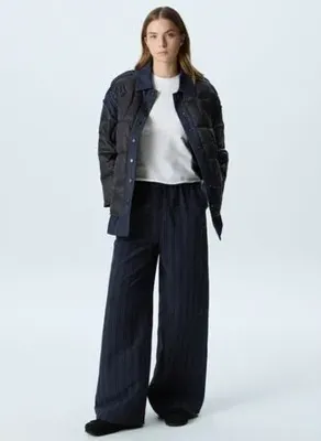 Twist TW6260012431 Siyah Kadın Kapitone Oversize Mont