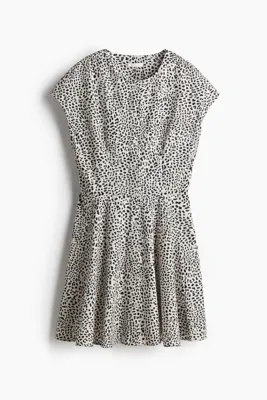 H&M Önü Düğmeli Pamuklu Elbise