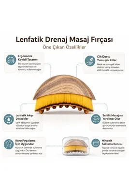Go İthalat KUTULU LENF DRENAJ YÜZ BOYUN MASAJ - ÇOK AMAÇLI FIRÇA LEOPAR DESENLİ (5680)
