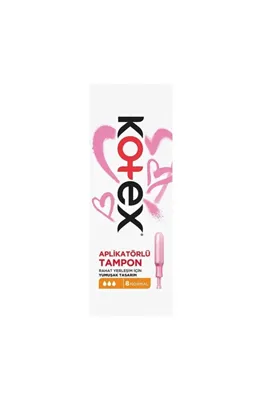 Kotex Aplikatörlü Tampon Normal 8'li
