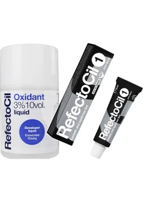 Refectocil Siyah Kaş Kirpik Boyası No: 1 15 ml + 100 ml Oksidan ile Güvenilir Kullanım