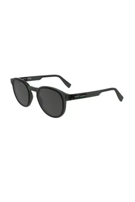 Lacoste L 6055S 035 51 Unisex Oval Gri Kemik Güneş Gözlüğü