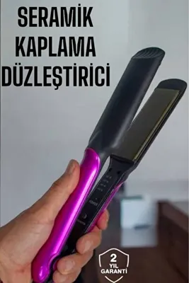 MarkEntegra Seramik Kaplama Isı Ayarlı Yıpranma Karşıtı Saç Düzleştirici