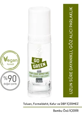 Yves Rocher Vegan Tırnak Parlatıcısı 5 ml Hızla Kuruyan Bambu ve E Vitamini İçerir