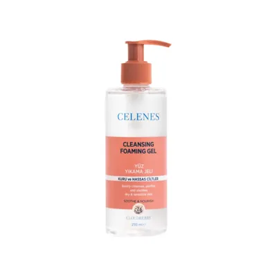 Celenes Cloudberry Kuru ve Hassas Ciltler Yüz Yıkama Jeli 250 ml