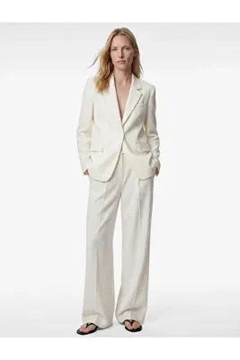 Koton Uzun Kollu Cepli Oversize Blazer Ceket