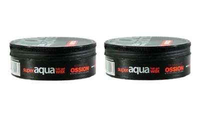 Ossion Morfose Ossion Siyah Super Hair Gel Aqua Wax 150 ml X 2 ADET