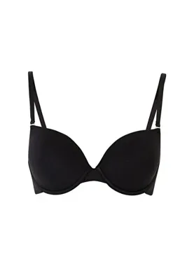Eros Siyah Dantelli Balensiz Soft Sütyen