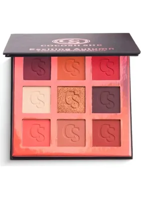 Cocosh She Exciting Autumn 9 Renk Göz Farı Paleti, Yüksek Pigmentasyon, Topaklanmaz, Kolay Dağılım