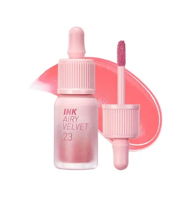 Diğer Uzun Süre Kalıcı Hafif Formüllü, Kadife Bitişli Tint Ink Airy Velvet 23 In The Peachlight