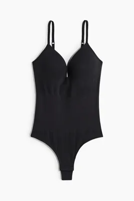 H&M Light Shape Dikişsiz Push-up Thong Body