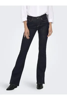 ONLY Geniş kesim jean pantolon ONLBLUSH Ausgestellt Jeans